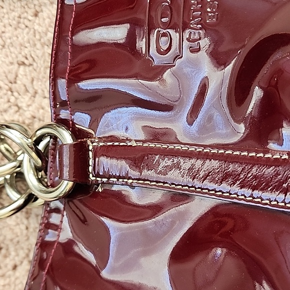 PROJECT Coach patent leather tote bag f12839 - Picture 2 of 10